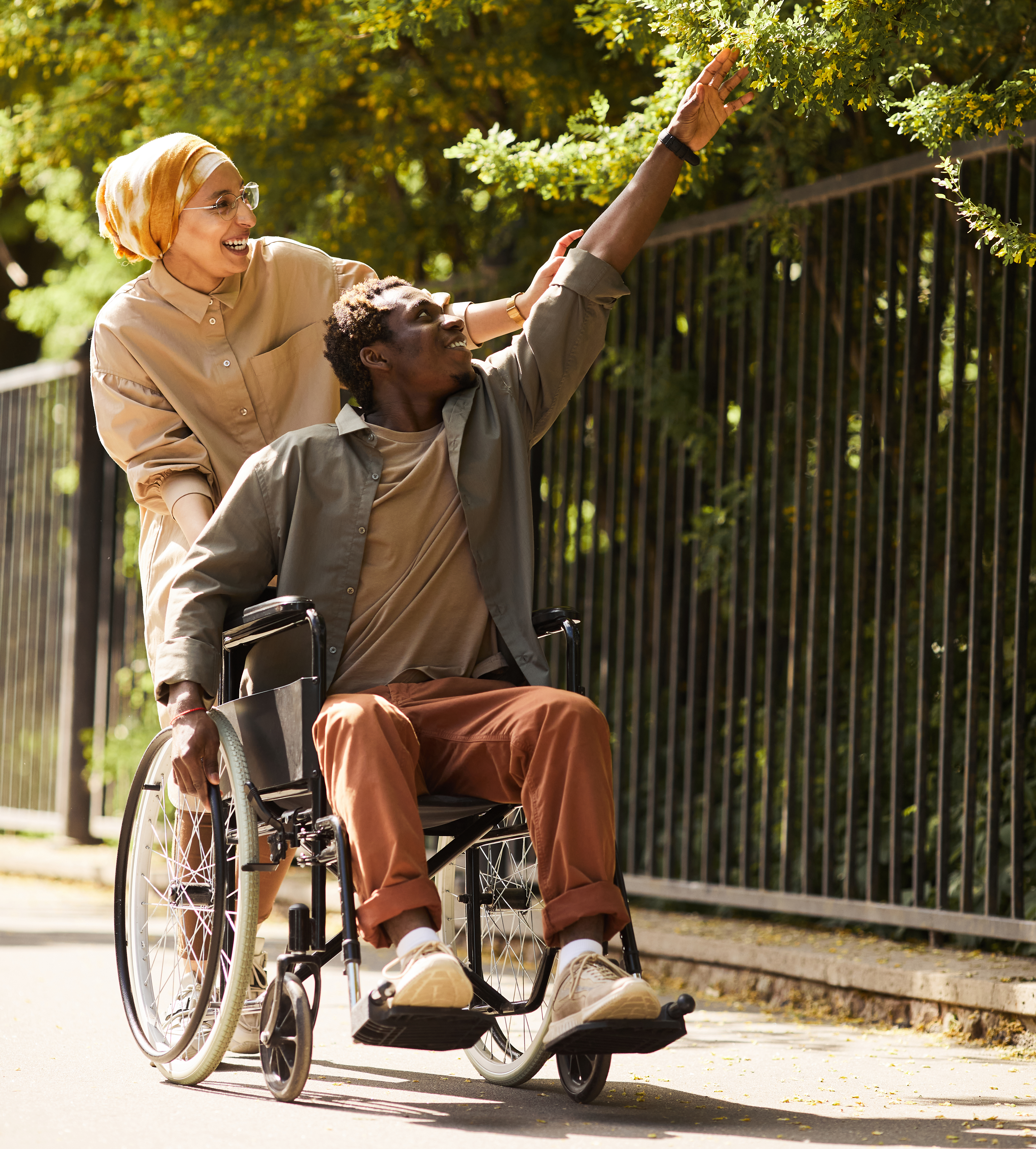 disabled-man-enjoying-strol Transforming Lives with Specialist Disability Services in Melbourne