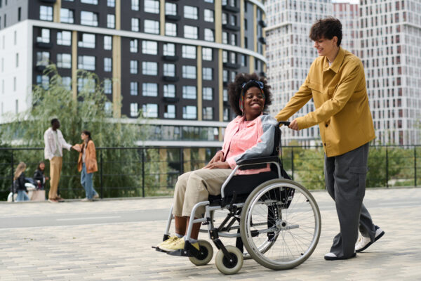 Multiethnic couple enjoying time outdoors Transforming Lives with Specialist Disability Services in Melbourne